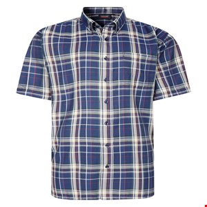 Espionage Check Shirt Navy